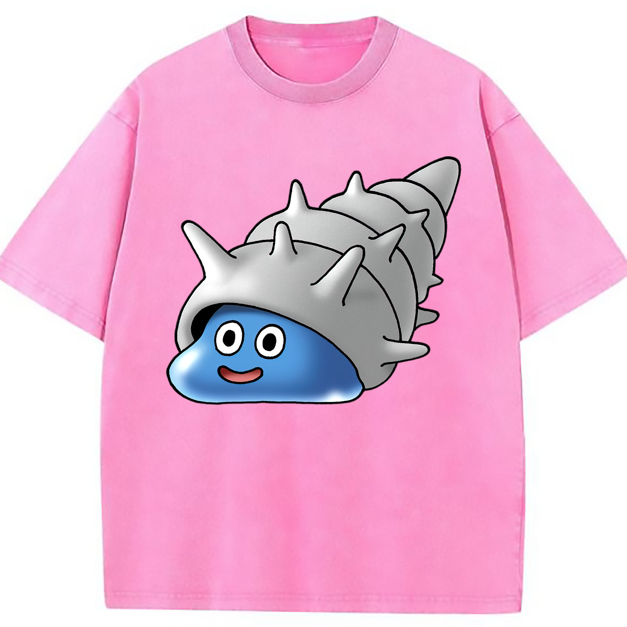 （画像用） ドラゴンクエスト Doragon Kuesuto Dragon Quest 綿100% ヴィンテージ風 半袖Tシャツ（フロントプリント）